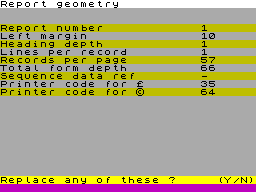 Running screen
