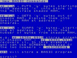 Running screen