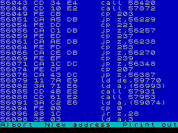 Running screen