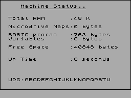 Running screen