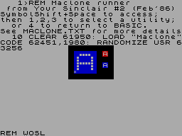 Running screen