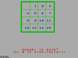 Running screen
