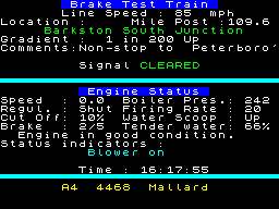 Running screen