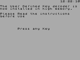 Running screen