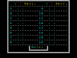 Running screen