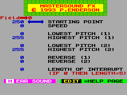 Running screen