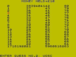 Running screen
