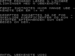 Running screen