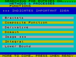 Running screen