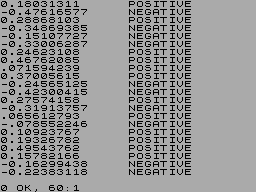 Running screen