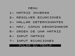 Running screen