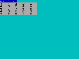 Running screen
