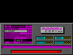 Running screen