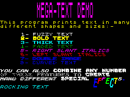 Running screen
