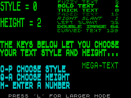 Running screen