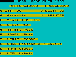 Running screen