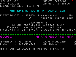 Running screen