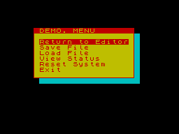 Running screen