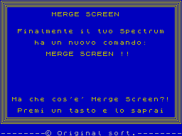 Running screen