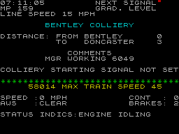 Running screen
