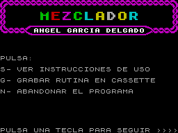 Running screen