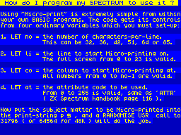 Running screen