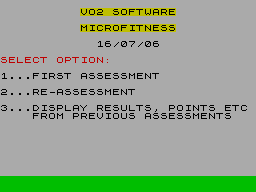 Running screen