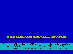 Running screen