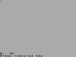 Running screen