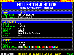 Running screen