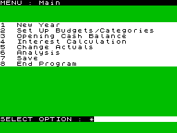 Running screen