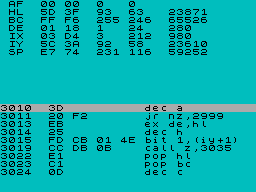 Running screen