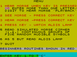 Running screen