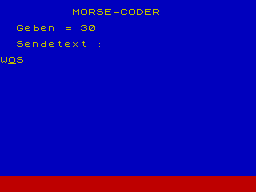 Running screen