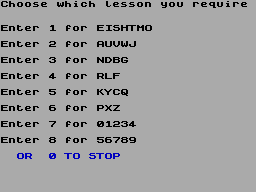 Running screen