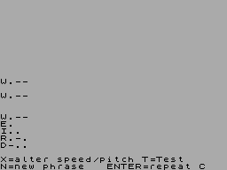 Running screen