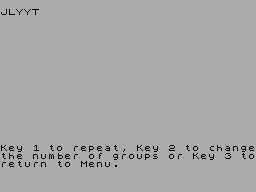 Running screen