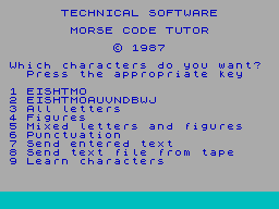 Running screen