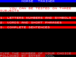 Running screen