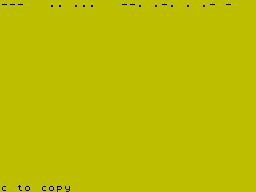 Running screen