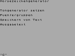 Running screen