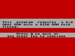 Running screen