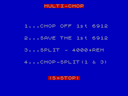 Running screen