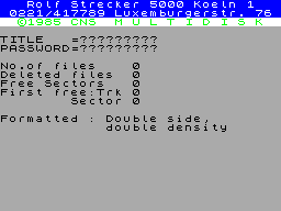 Running screen