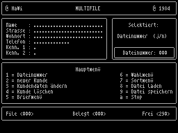 Running screen