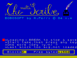 Running screen