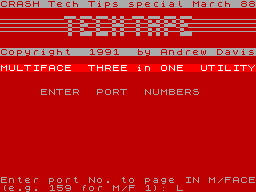 Running screen