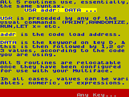 Running screen