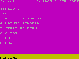 Running screen