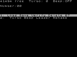 Running screen